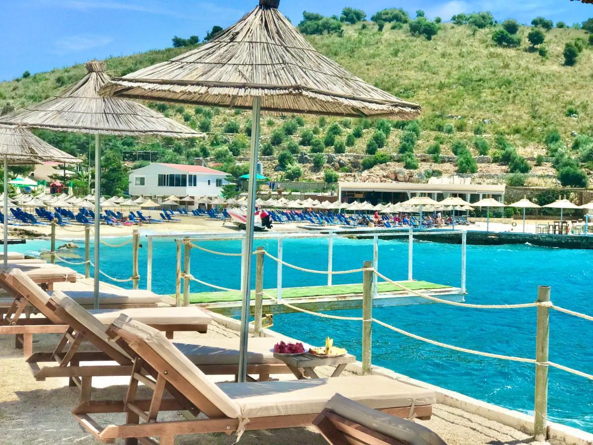 Luxury Villa Alisja Sarande With Private Beach Exterior foto