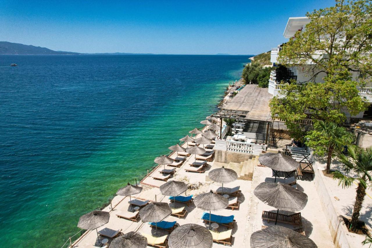 Luxury Villa Alisja Sarande With Private Beach Exterior foto