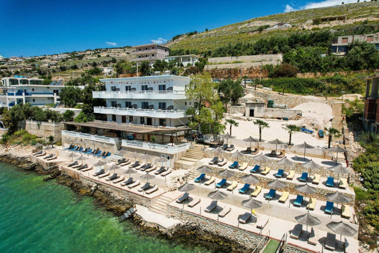 Luxury Villa Alisja Sarande With Private Beach Exterior foto