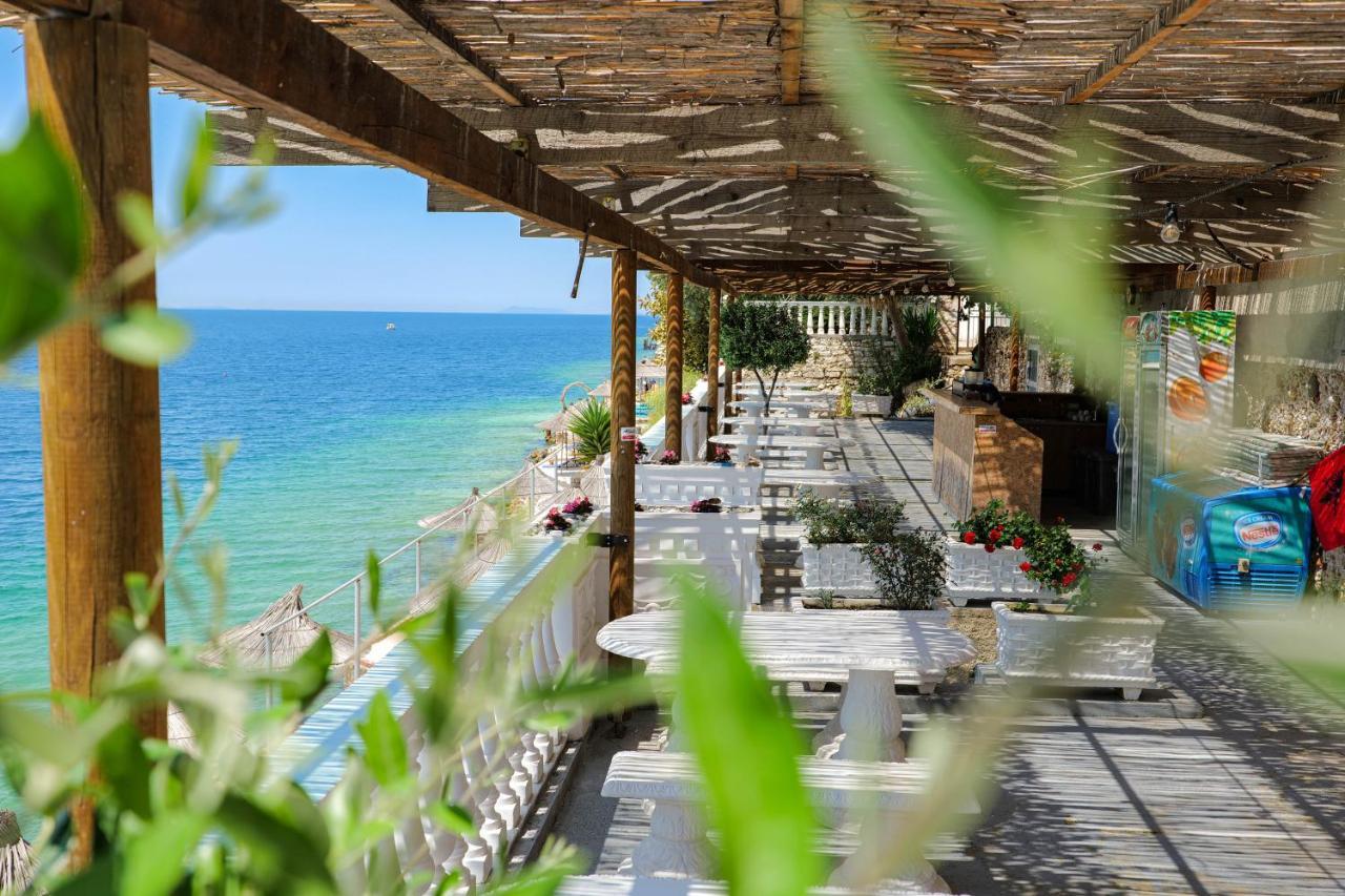 Luxury Villa Alisja Sarande With Private Beach Exterior foto
