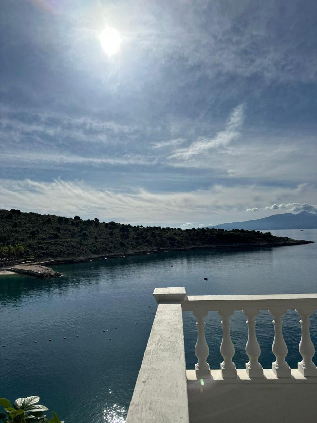 Luxury Villa Alisja Sarande With Private Beach Exterior foto