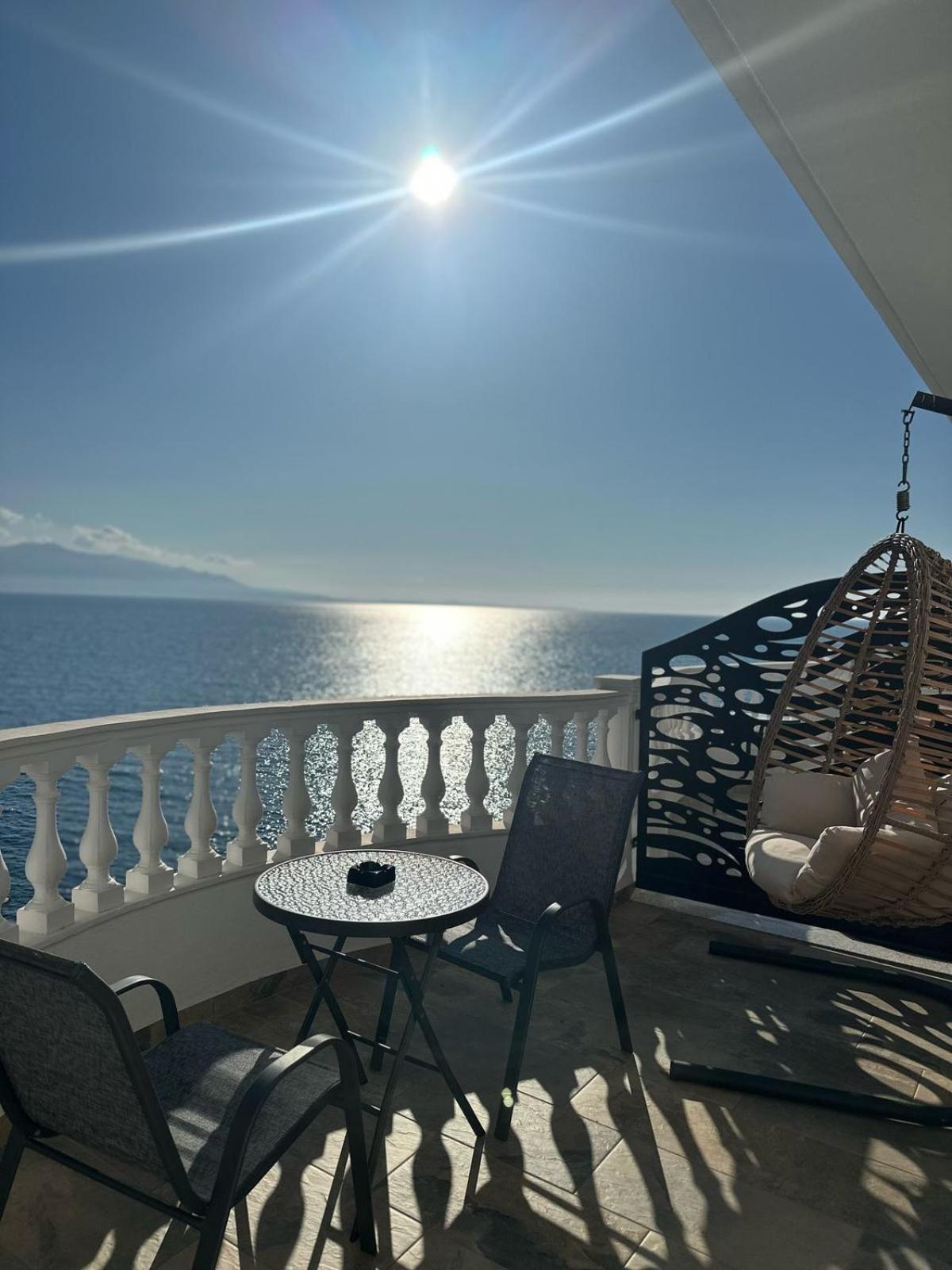 Luxury Villa Alisja Sarande With Private Beach Exterior foto